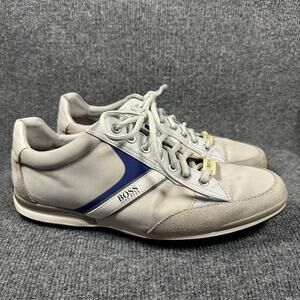 Hugo Boss Men’s Saturn Mesh Low Profile Shoes Designer Trainer Sneakers 42 EU